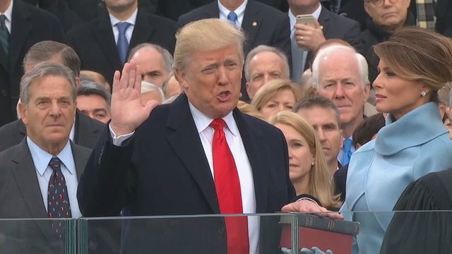 Trump Inaugurated 45th President